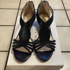 Gorgeous Alex Marie Rhinestone Mersalo Wedges